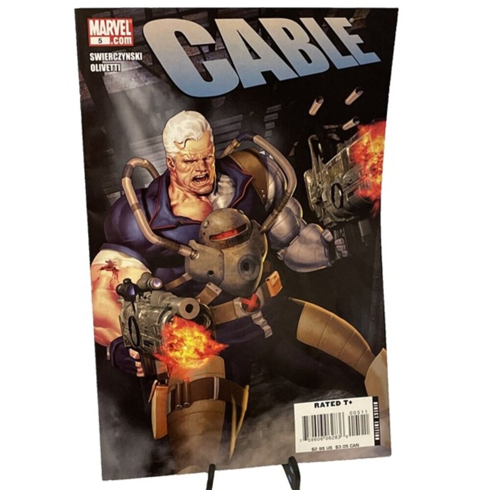 Cable Vol. 2 #5 War Baby Ariel Olivetti Cover 2008 Marvel Comics Duane Swierczyn